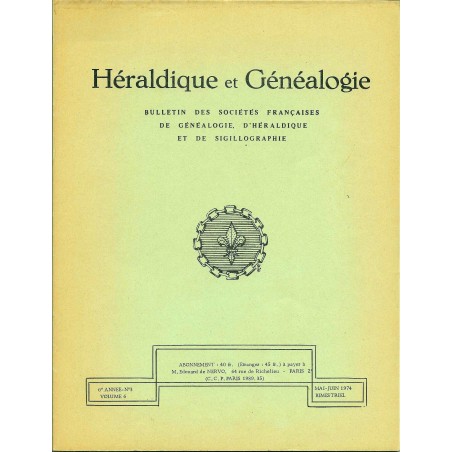 Héraldique et Généalogie n°30