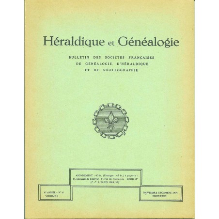 Héraldique et Généalogie n°33