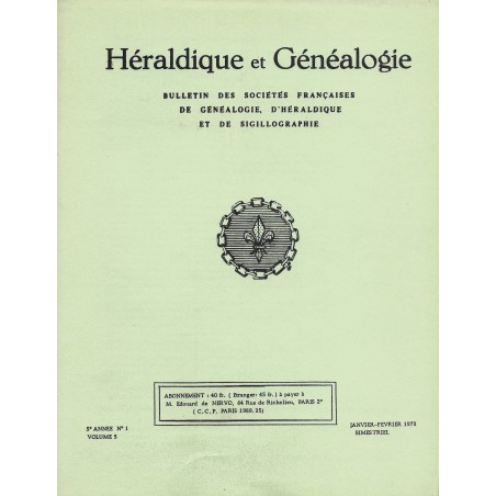 Héraldique et Généalogie n°22