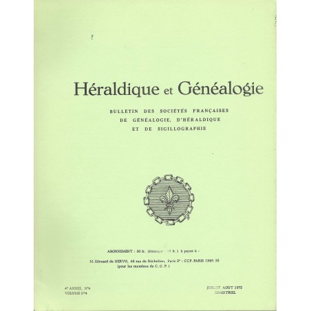 Héraldique et Généalogie n°21-B