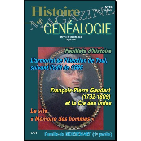 Histoire et Généalogie n°13