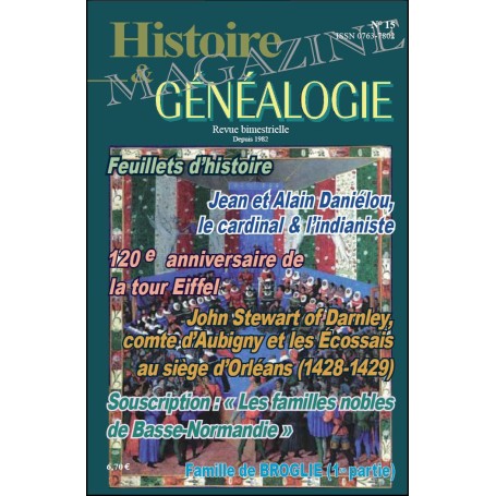 Histoire et Généalogie n°15