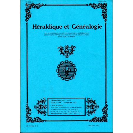 Héraldique et Généalogie n°60