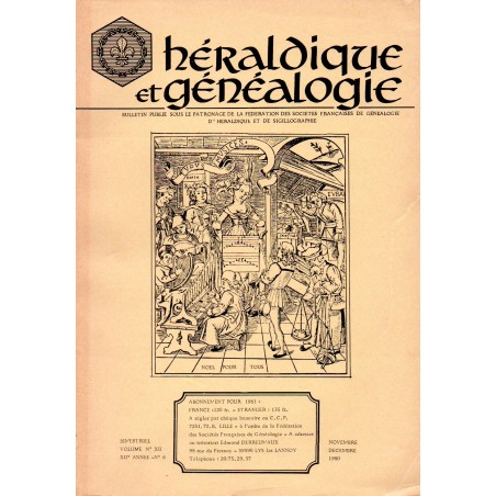 Héraldique et Généalogie n°69