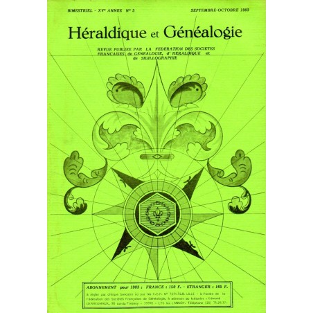 Héraldique et Généalogie n°86