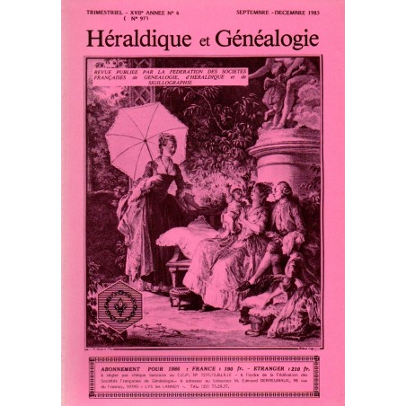 Héraldique et Généalogie n°97