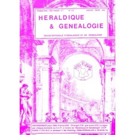 Héraldique et Généalogie n°114