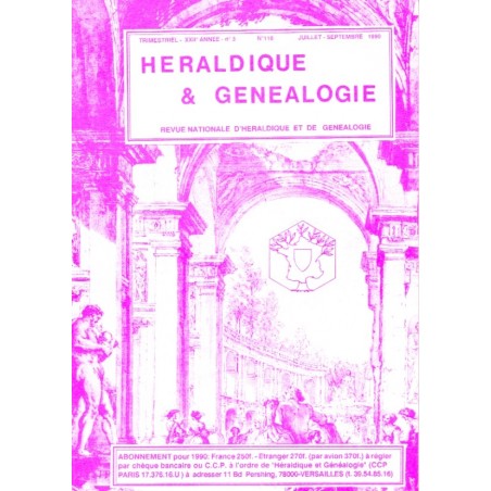 Héraldique et Généalogie n°116