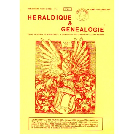 Héraldique et Généalogie n°121