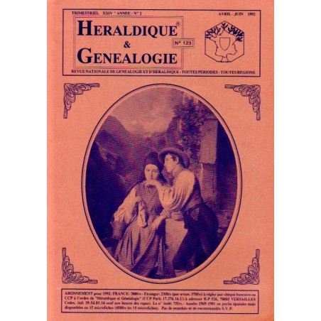 Héraldique et Généalogie n°123