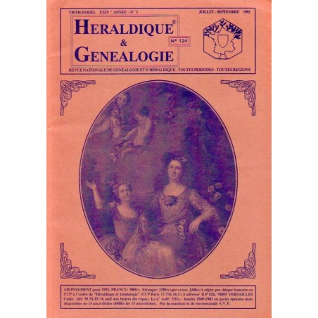 Héraldique et Généalogie n°124