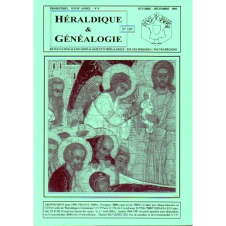 Héraldique et Généalogie n°137