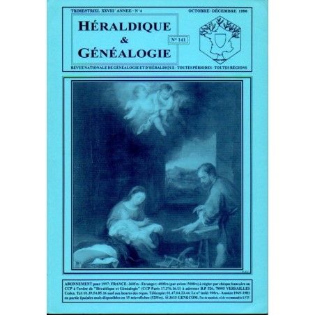 Héraldique et Généalogie n°141