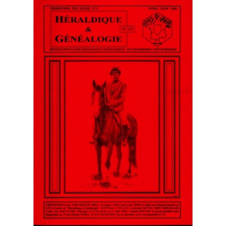 Héraldique et Généalogie n°147