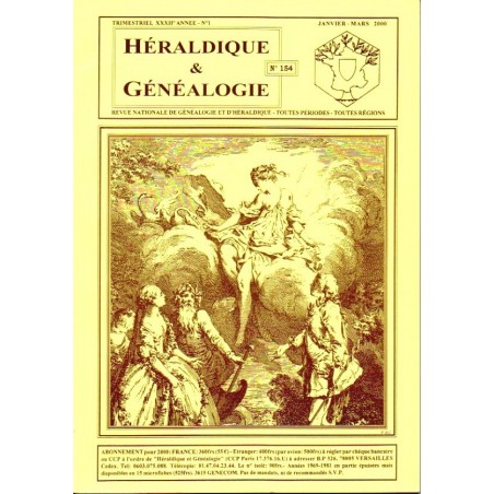 Héraldique et Généalogie n°154