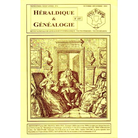 Héraldique et Généalogie n°157