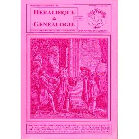 Héraldique et Généalogie n°158