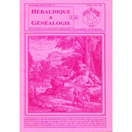 Héraldique et Généalogie n°159