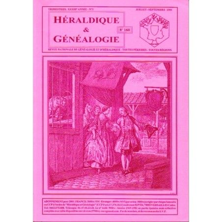 Héraldique et Généalogie n°160