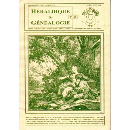 Héraldique et Généalogie n°163