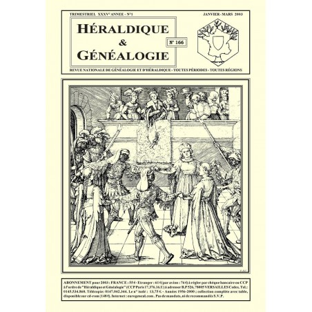 Héraldique et Généalogie n°166