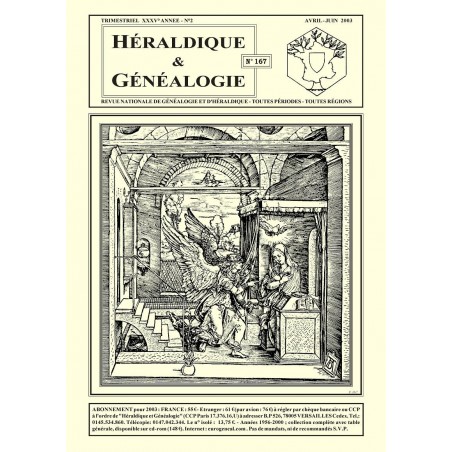 Héraldique et Généalogie n°167