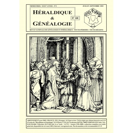 Héraldique et Généalogie n°168