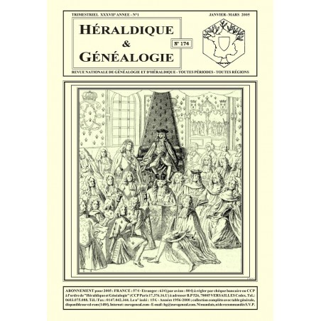 Héraldique et Généalogie n°174