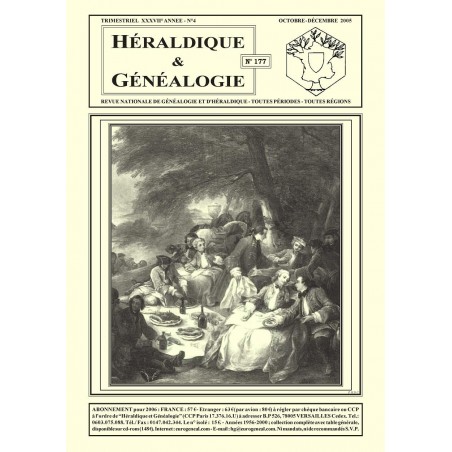 Héraldique et Généalogie n°177