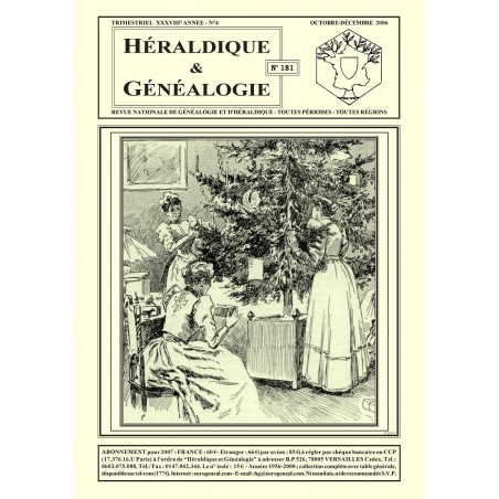 Héraldique et Généalogie n°181