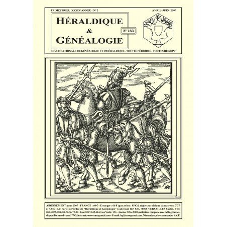 Héraldique et Généalogie n°183