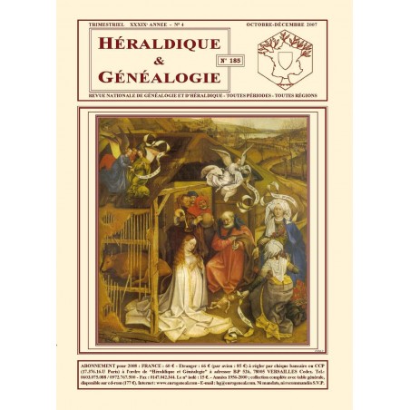 Héraldique et Généalogie n°185