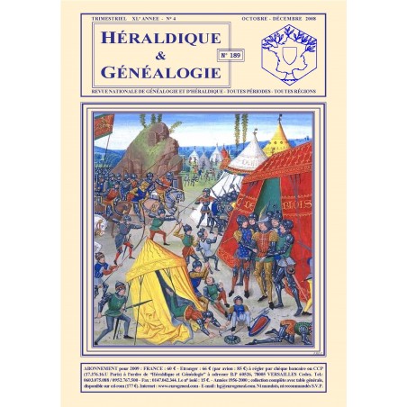 Héraldique et Généalogie n°189