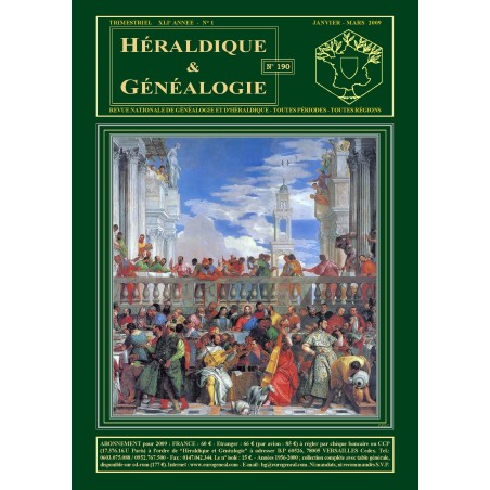 Héraldique et Généalogie n°190