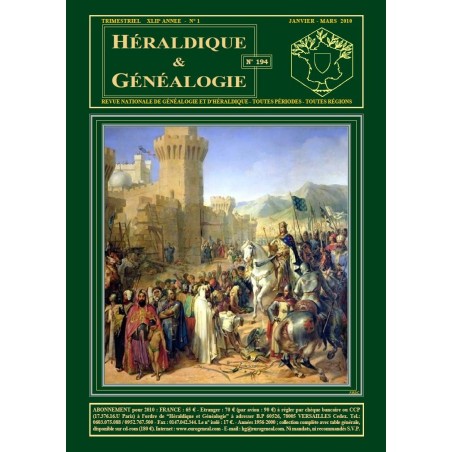 Héraldique et Généalogie n°194