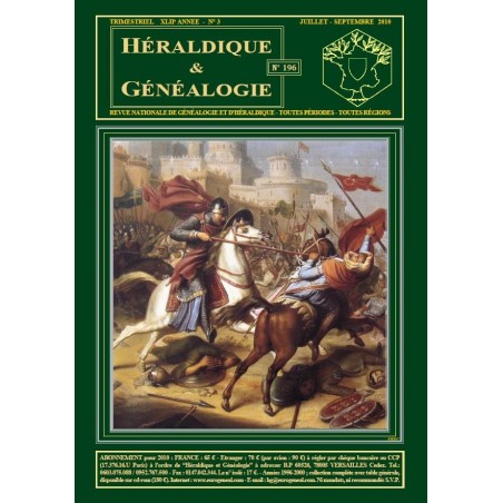 Héraldique et Généalogie n°196