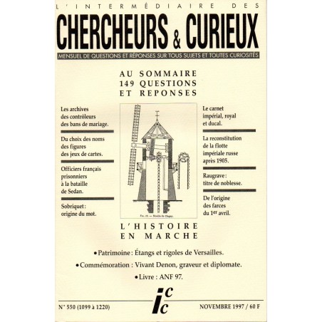 L'Intermédiaire des chercheurs et curieux n° 550