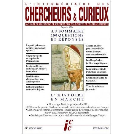 L'Intermédiaire des chercheurs et curieux n° 632