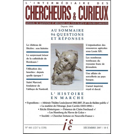 L'Intermédiaire des chercheurs et curieux n° 661