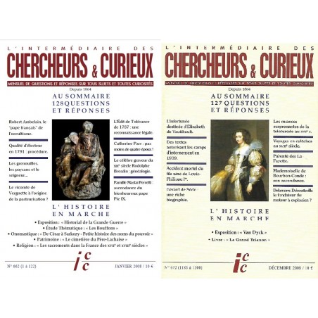 L'Intermédiaire des chercheurs et curieux n° 662 à 672