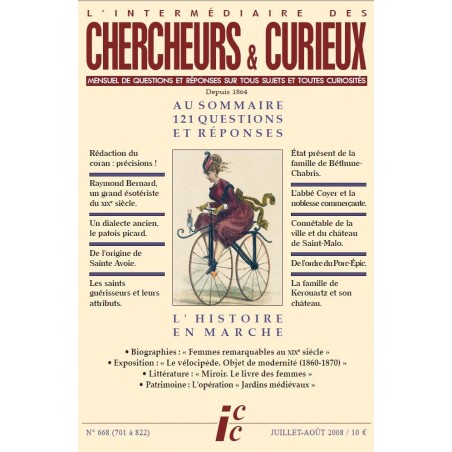 L'Intermédiaire des chercheurs et curieux n° 668