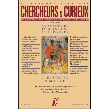 L'Intermédiaire des chercheurs et curieux n° 684