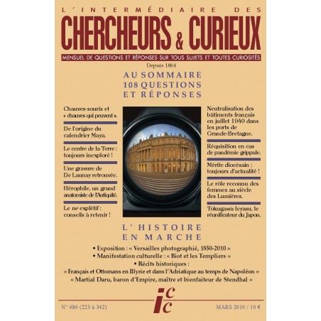 L'Intermédiaire des chercheurs et curieux n° 686