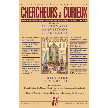 L'Intermédiaire des chercheurs et curieux n° 696-697