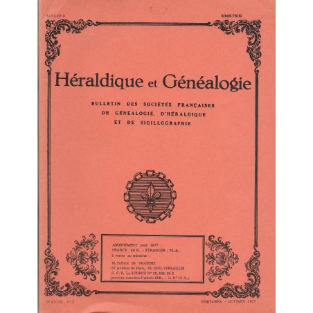 Héraldique et Généalogie n°50