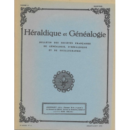 Héraldique et Généalogie n°43