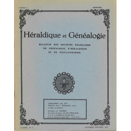 Héraldique et Généalogie n°45